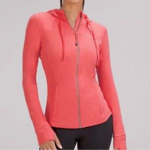 Lululemon Hooded Define Jacket *Nulu. Pale Rasberry. Size 16.